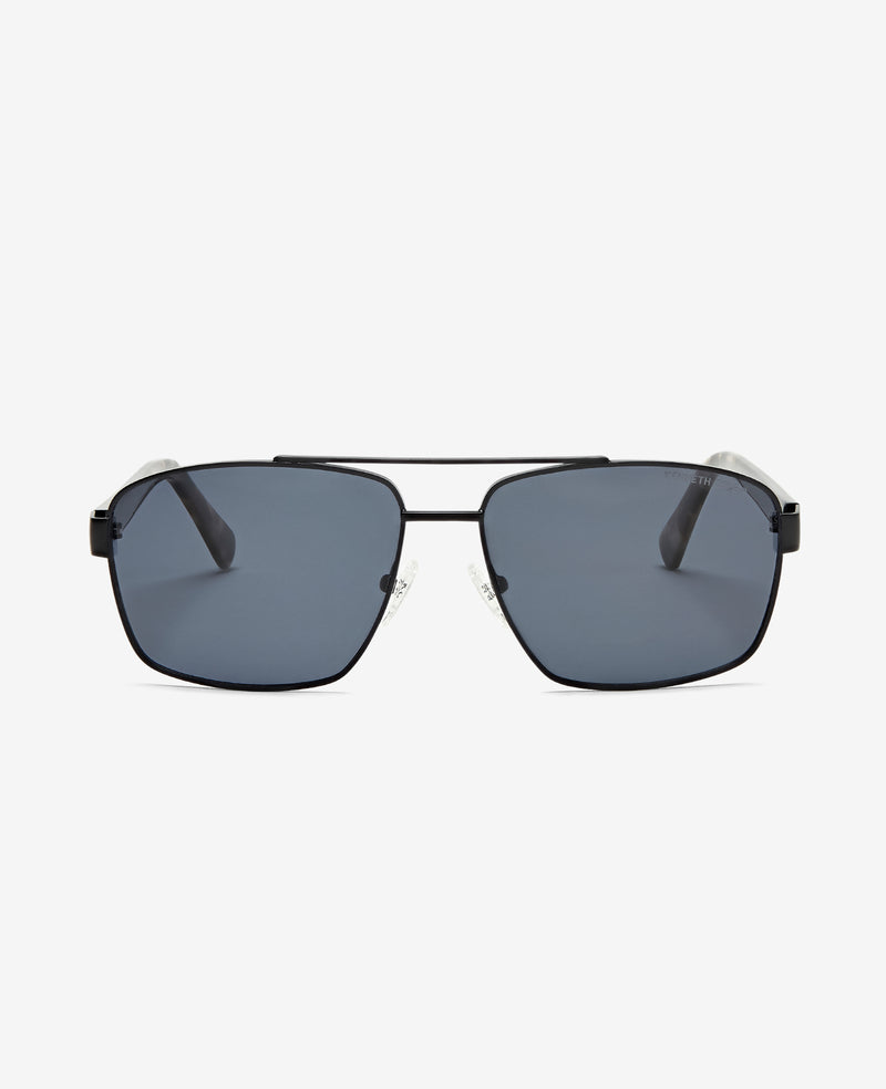 Kenneth Cole Square Metal Navigator Sunglasses