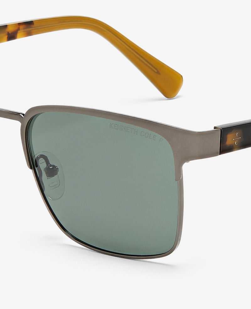 Kenneth Cole Square Metal Sunglasses