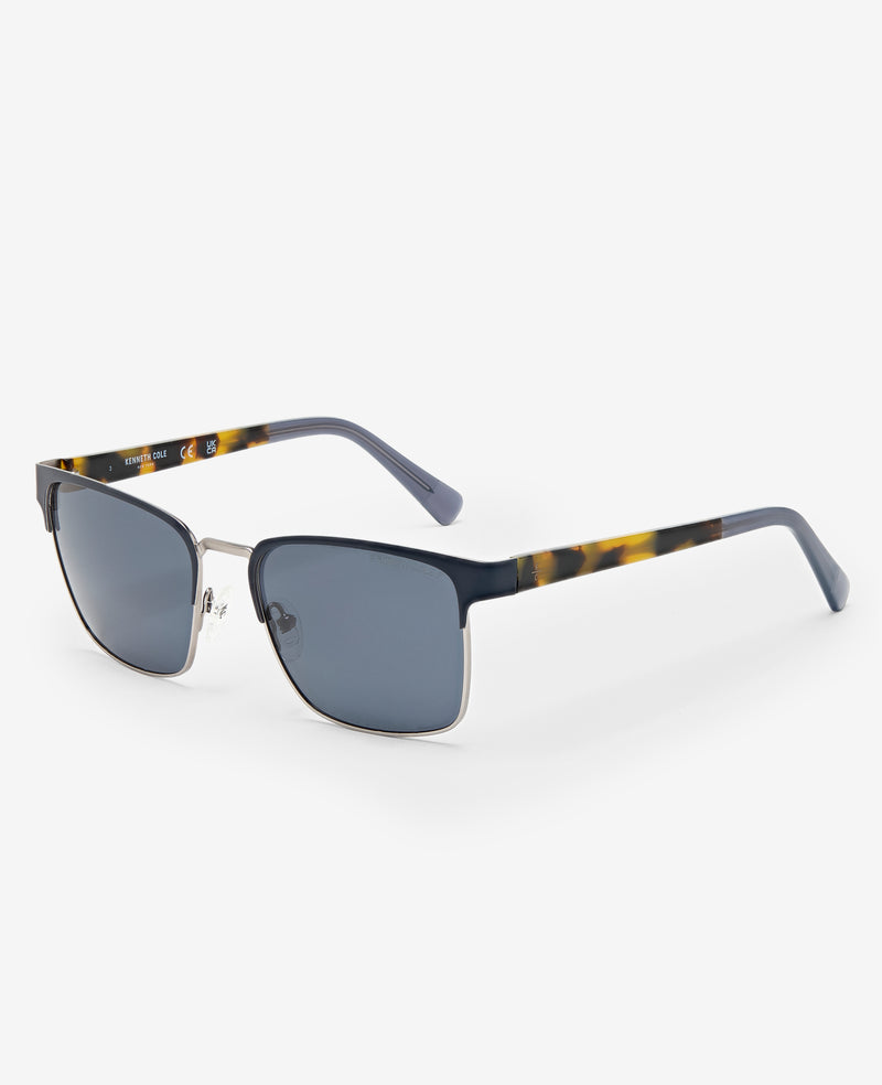 kenneth cole Square Metal Sunglasses