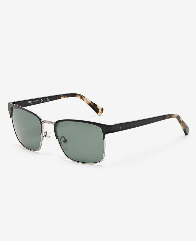 kenneth cole Square Metal Sunglasses