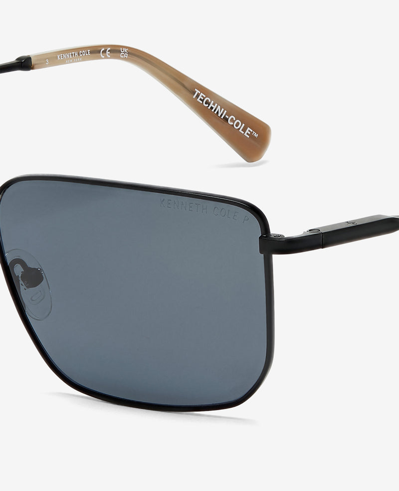 Kenneth Cole Square Titanium Sunglasses