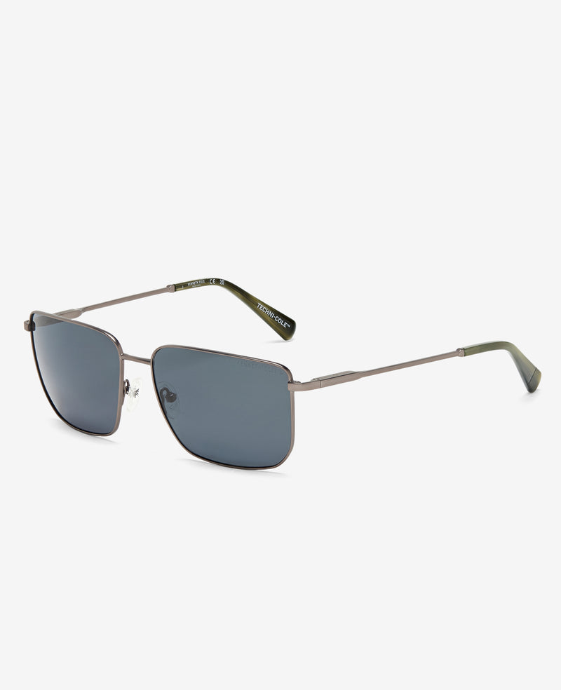 kenneth cole Square Titanium Sunglasses