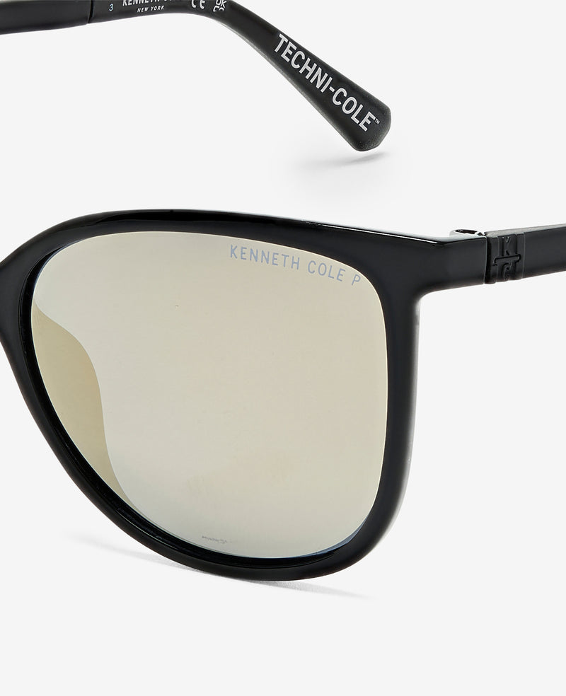 Kenneth Cole Square Ultem Sunglasses