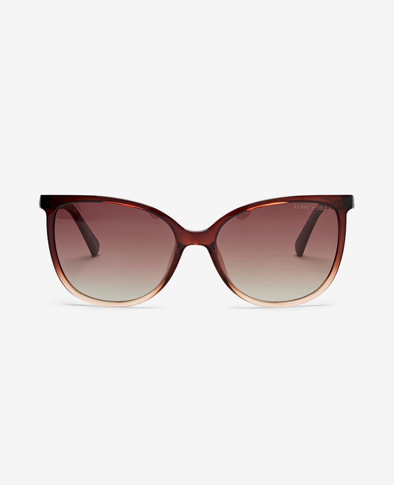 Kenneth Cole Square Ultem Sunglasses