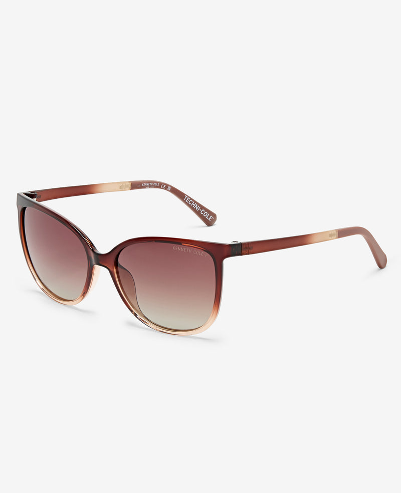 kenneth cole Square Ultem Sunglasses