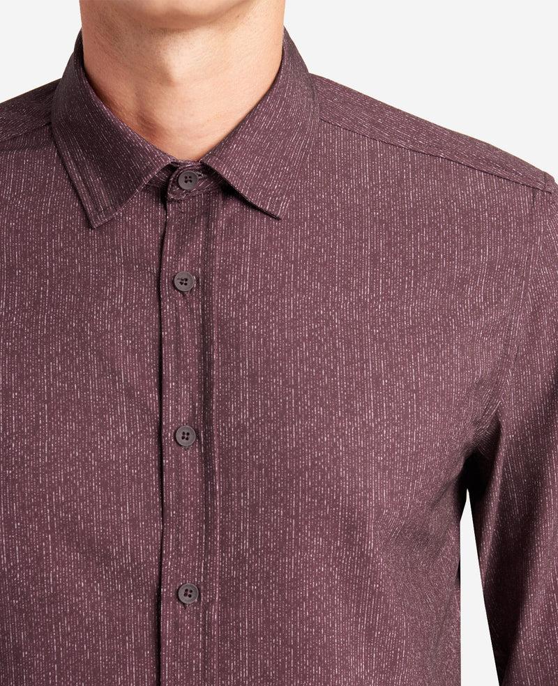 Kenneth Cole Stretch Print Button-Down Shirt