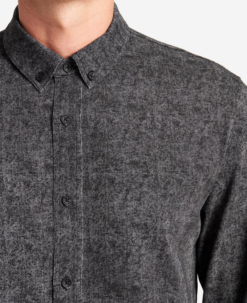 Kenneth Cole Stretch Print Button-Down Shirt