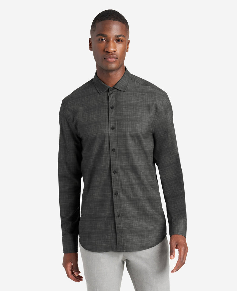 Kenneth Cole Stretch Print Button-Down Shirt