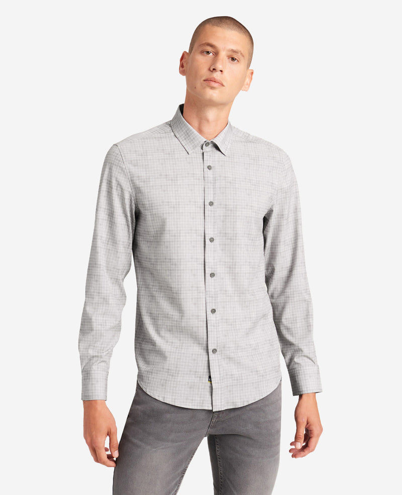 Kenneth Cole Stretch Print Button-Down Shirt