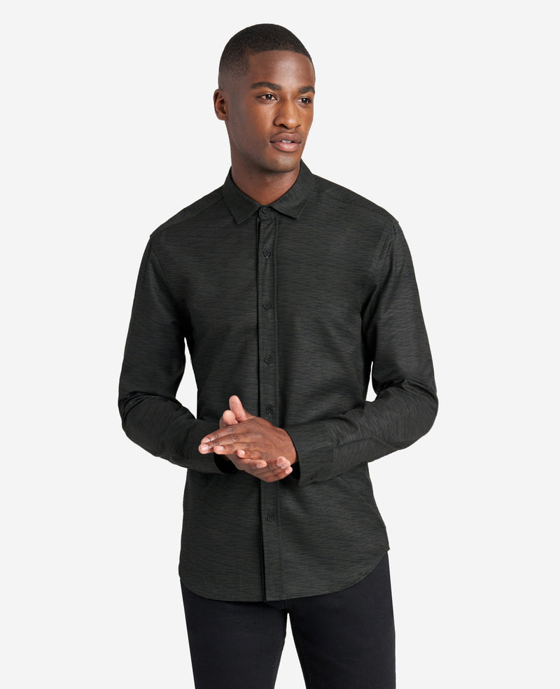 Kenneth Cole Stretch Print Button-Down Shirt