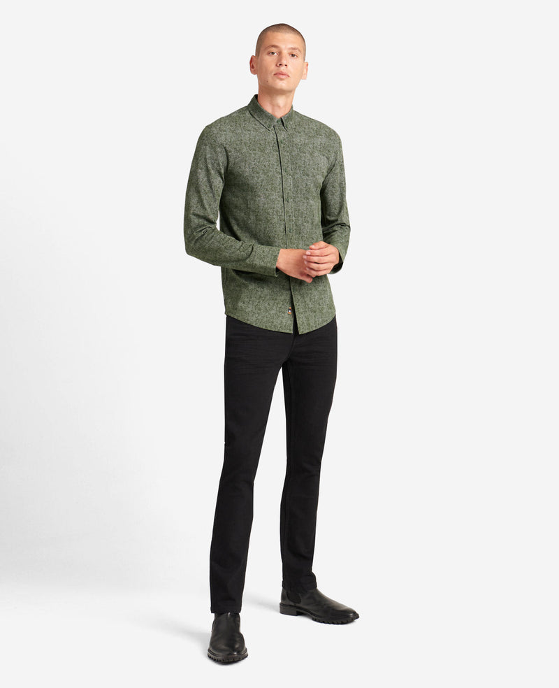 Kenneth Cole Stretch Print Button-Down Shirt