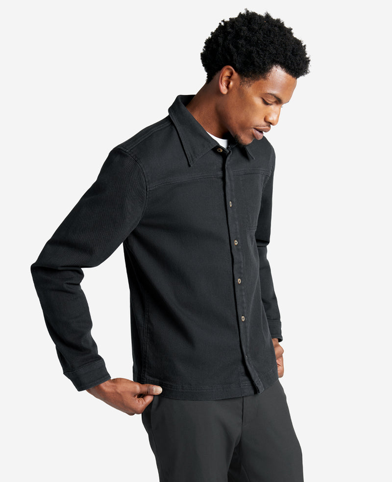 kenneth cole Stretch Shirt Jacket