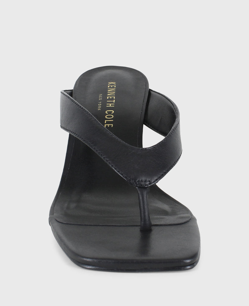 Kenneth Cole Susannah Leather Thong Wedge Sandal