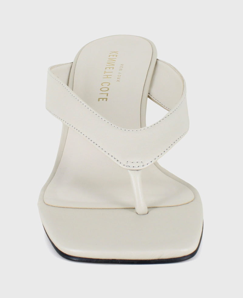 Kenneth Cole Susannah Leather Thong Wedge Sandal