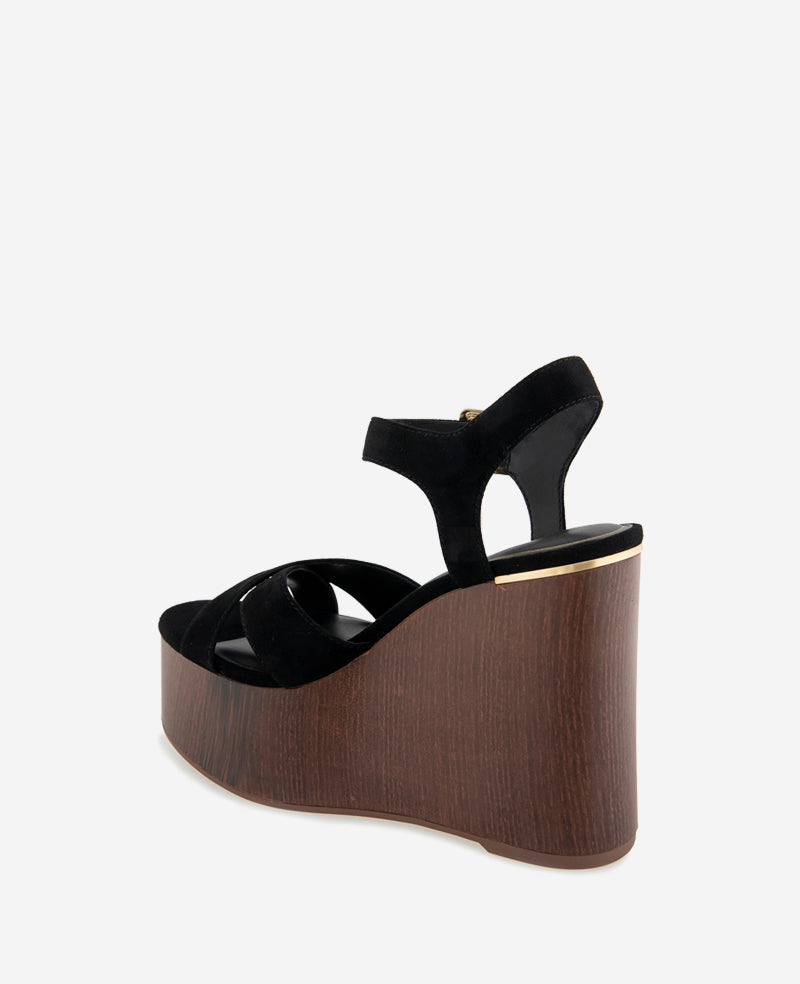 Kenneth Cole Taelyn Suede Platform Wedge Sandal