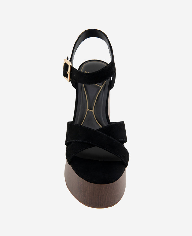 Kenneth Cole Taelyn Suede Platform Wedge Sandal