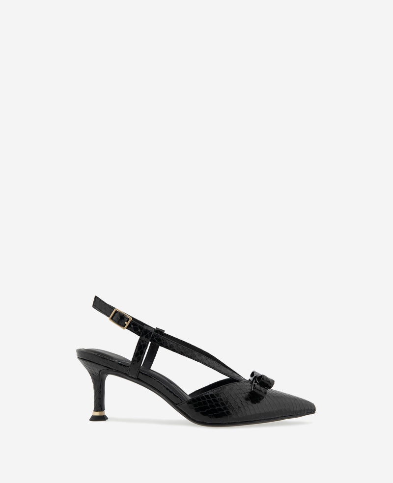 kenneth cole Umayra Snake Slingback Kitten Heel