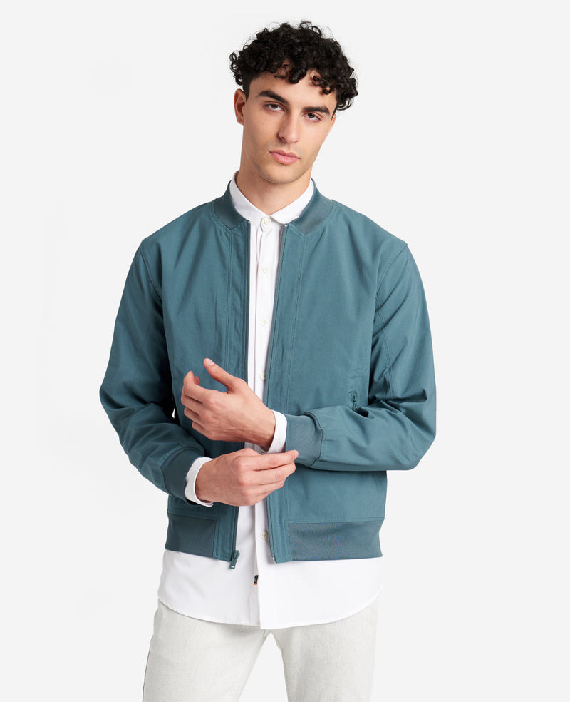 Kenneth Cole Water-Resistant Bomber Jacket