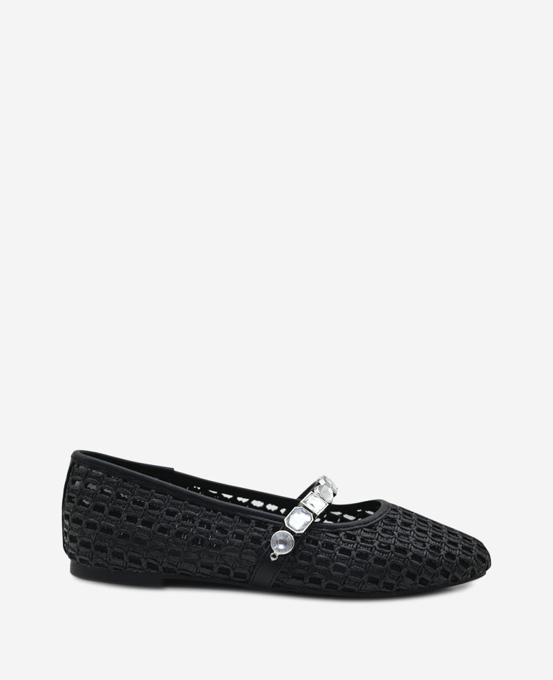 kenneth cole Zeta Raffia Jewel Mary Jane Flat
