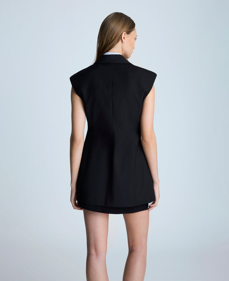 Kenneth Cole Layered Vest With Detachable Front Shirt