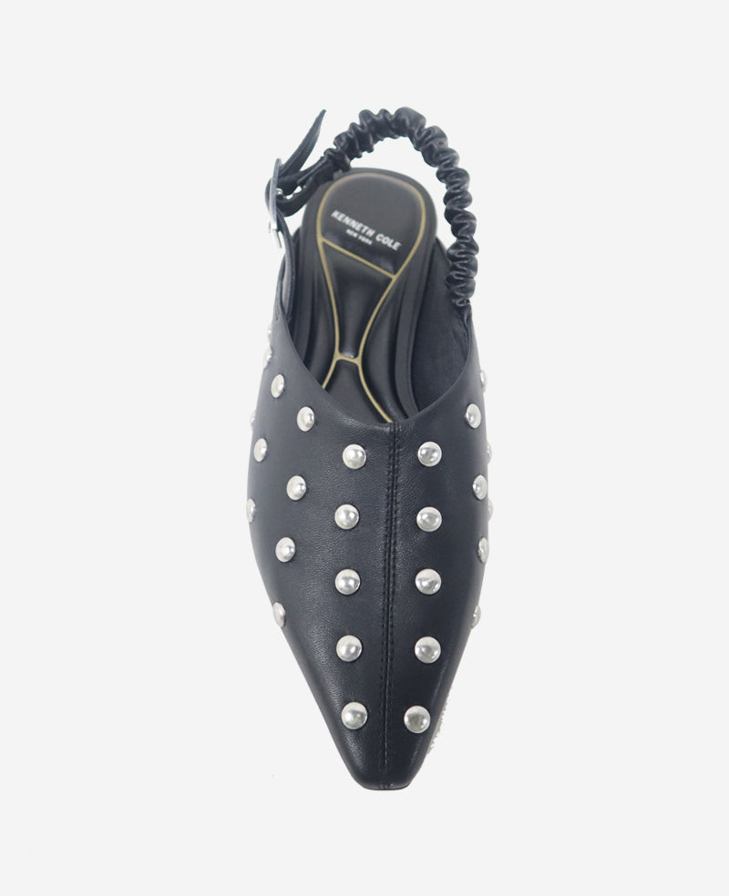 Kenneth Cole Nicola Studded Leather Slingback Sandal