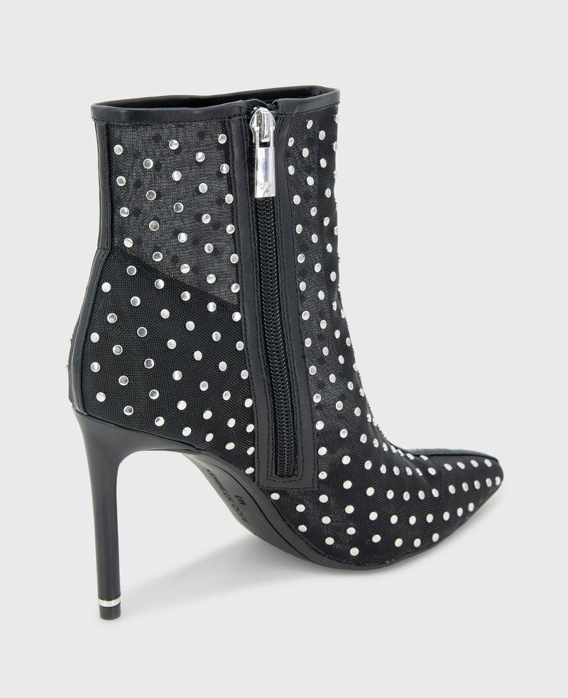 Kenneth Cole Quincy Mesh Micro Stud Heel Ankle Bootie