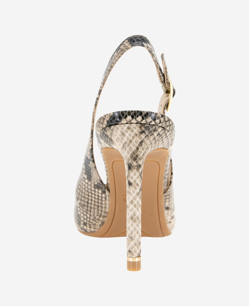 Kenneth Cole Quinnly Snakeskin Leather Slingback Heel