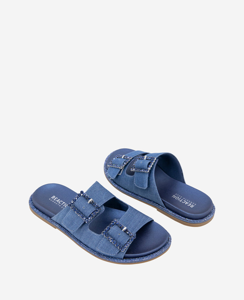 Kenneth Cole REACTION - The Sydney Slip On Denim Sandal