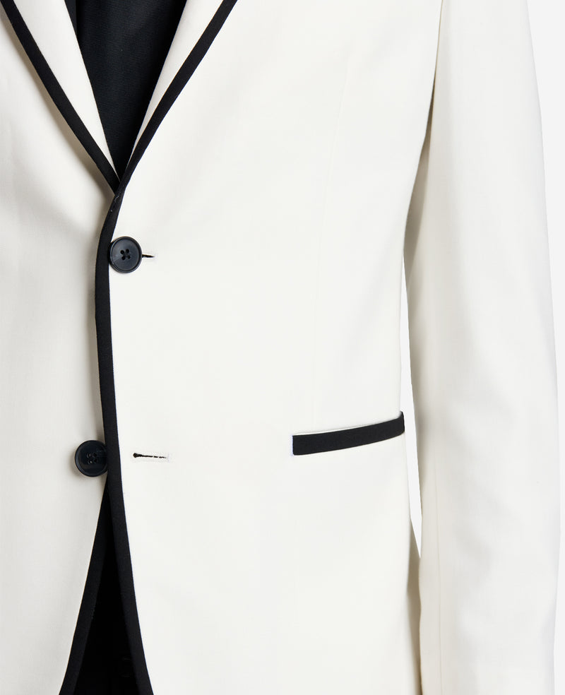 Kenneth Cole Ready Flex Contrast-Trim Chuck Dinner Jacket