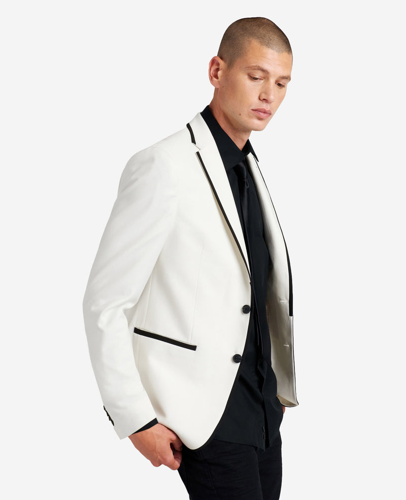 kenneth cole Ready Flex Contrast-Trim Chuck Dinner Jacket