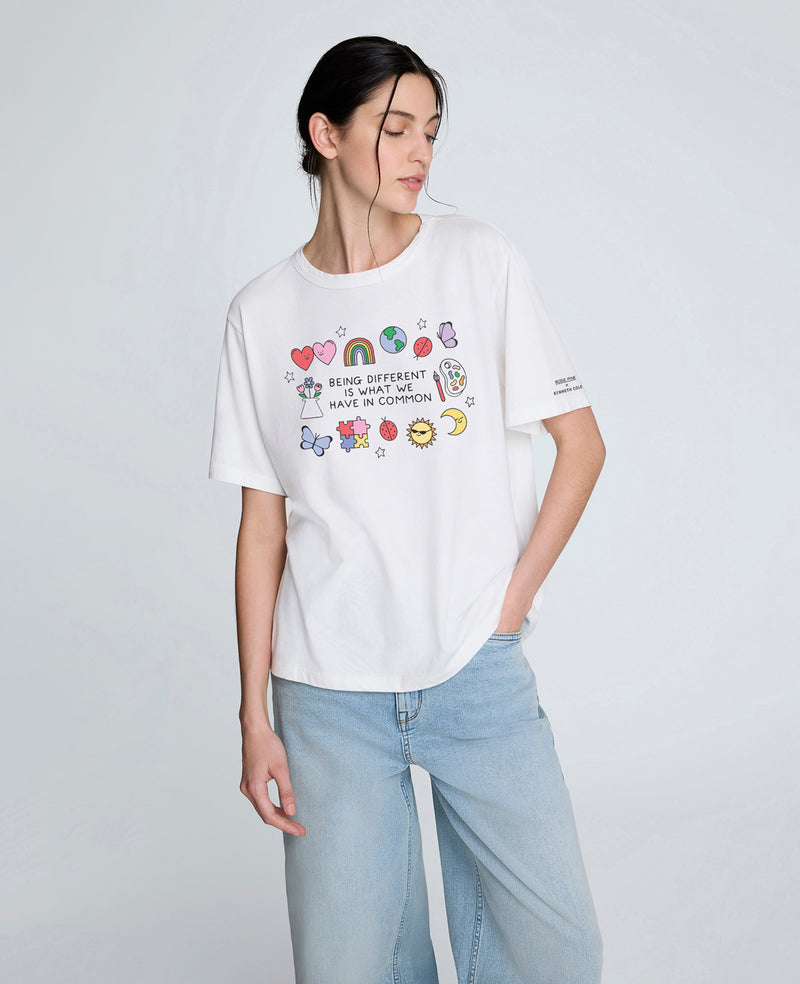 Kenneth Cole Site Exclusive Women's Rosie Pink DIFFERENT Tee