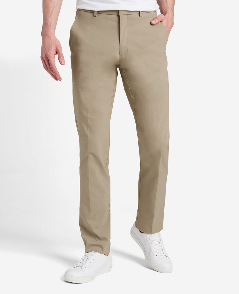 Kenneth Cole Stretch Twill Regular-Fit Flex Waistband Pant