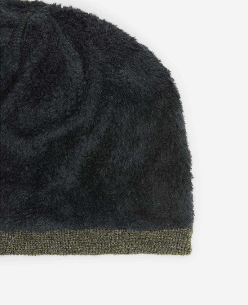 Kenneth Cole Striped Scarf With Sherpa-Lined Beanie Set
