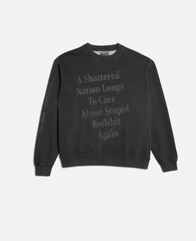 kenneth cole The Onion SHATTERED NATION Unisex Sweatshirt