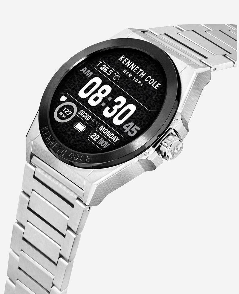 Kenneth Cole The Wellness Smartwatch 2.0 With Stainless Steel Bracelet