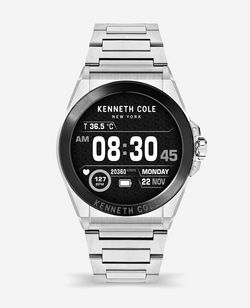 kenneth cole The Wellness Smartwatch 2.0 with Stainless Steel Bracelet