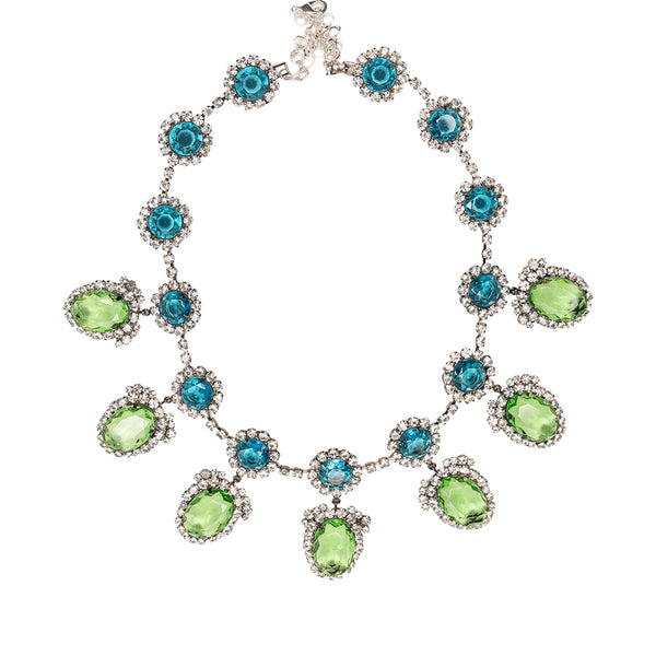 kenneth jay lane Duchess of Windsor Gemstone Necklace