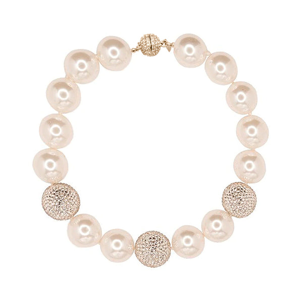 kenneth jay lane Jackie Kennedy White Pearl Necklace