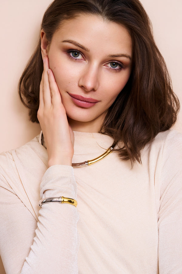 Kenneth Jay Lane Bamboo Slip-On Bracelet