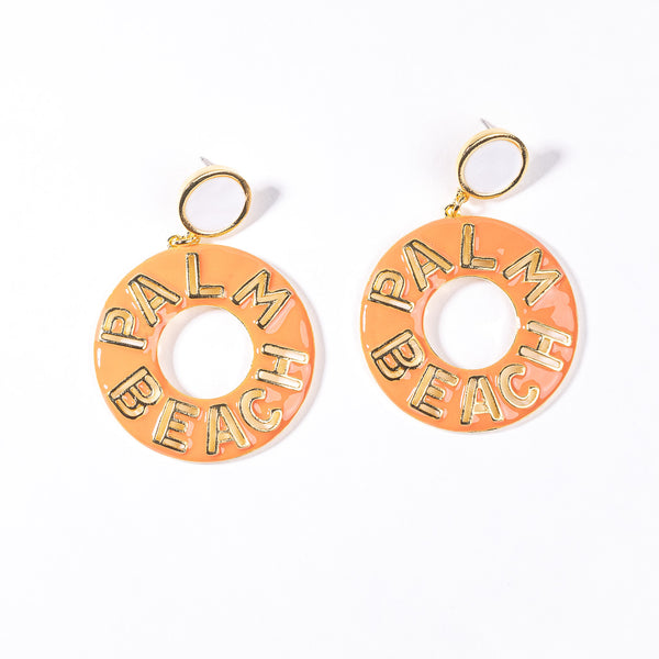 kenneth jay lane Coral Palm Beach Drop Earring