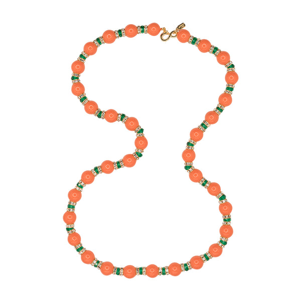Kenneth Jay Lane Coral Rhondells Necklace