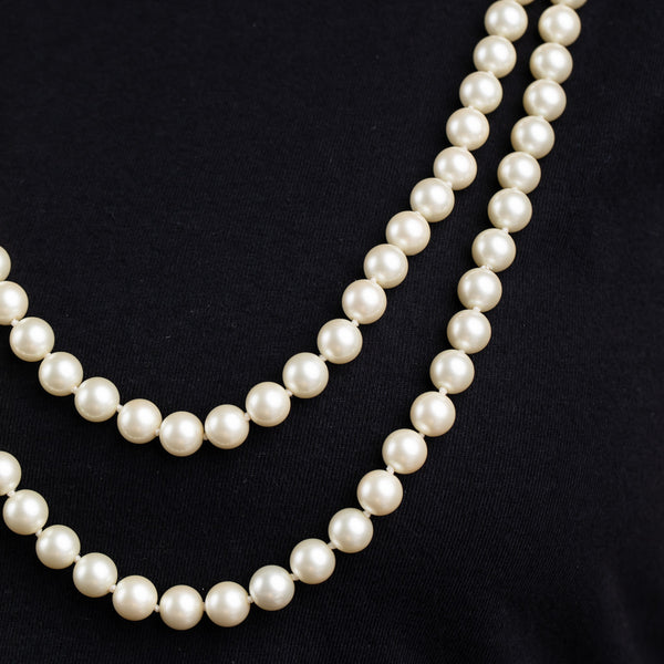 Kenneth Jay Lane Cultura Pearl Rope Necklace