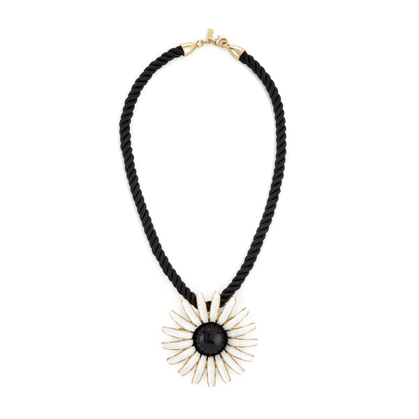 kenneth jay lane Daisy Pendant Necklace