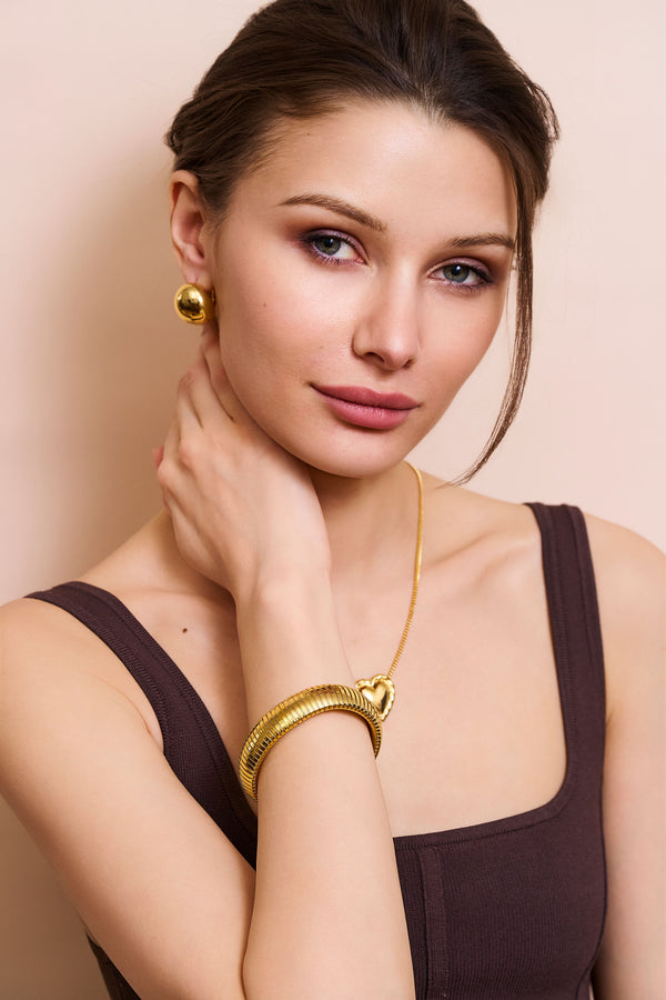 Kenneth Jay Lane Domed Stretch Bracelet