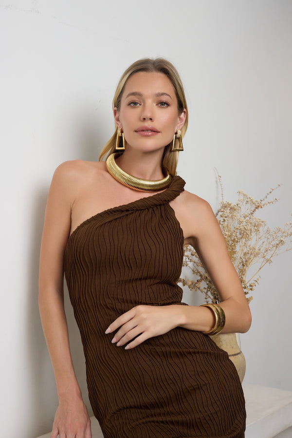 Kenneth Jay Lane Door Knocker Pierced Earrings