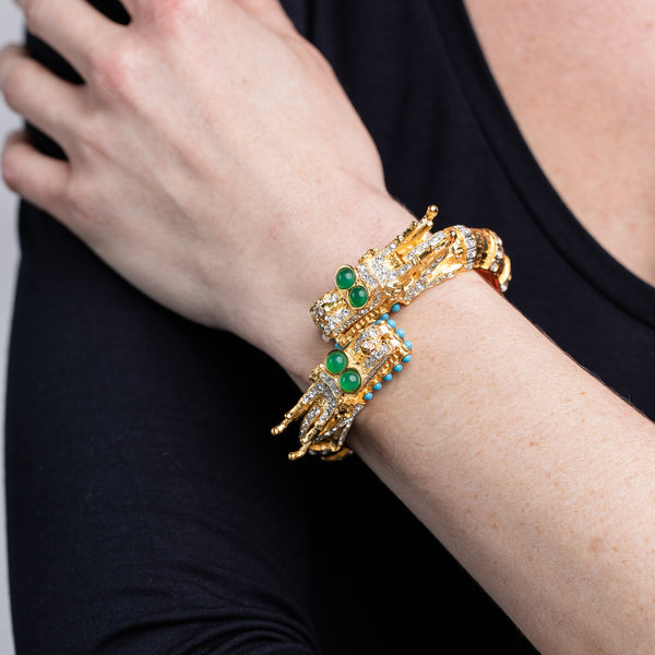 Kenneth Jay Lane Dragon Head Bracelet