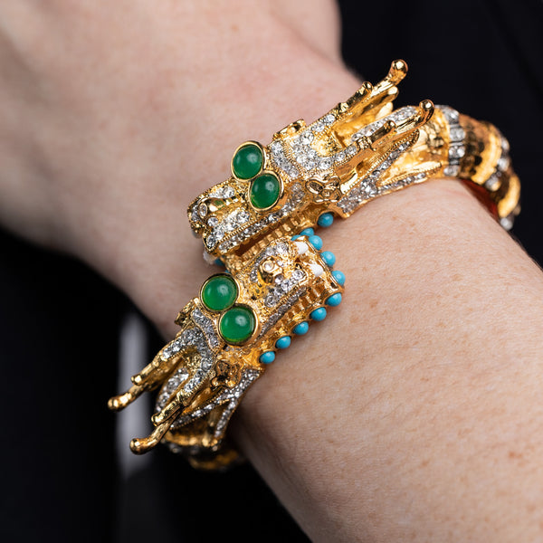 kenneth jay lane Dragon Head Bracelet