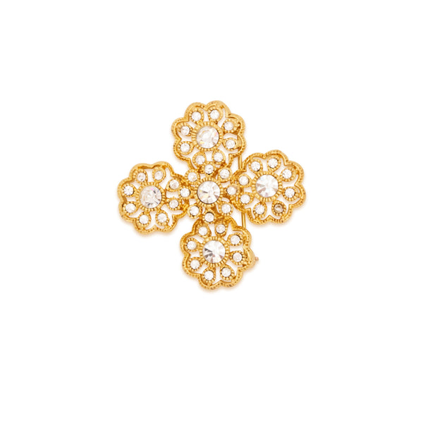 kenneth jay lane Flower Cluster Pin