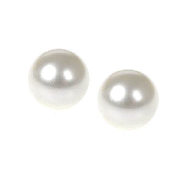kenneth jay lane Frameless Pearl Clip Earrings