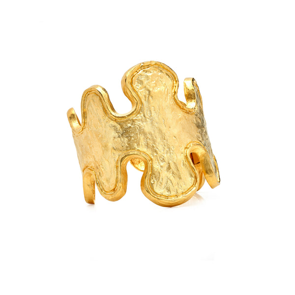 kenneth jay lane Free Form Cuff Bracelet